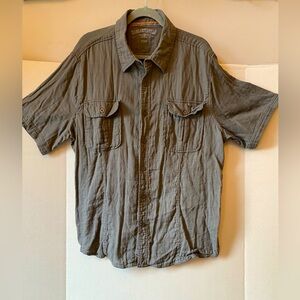 Margaritaville Men Short Sleeve Button Down Shirt, XL